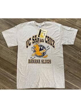 Vintage UC Santa Cruz Banana Slugs t-shirt Sz M NWT